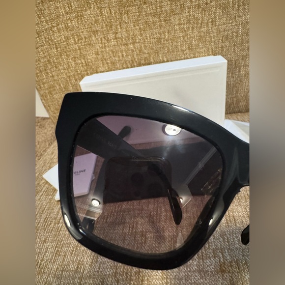 ❤️ Authentic Celine Triomphe Black Acetate Sunglasses shades ❤️ - Picture 12 of 13